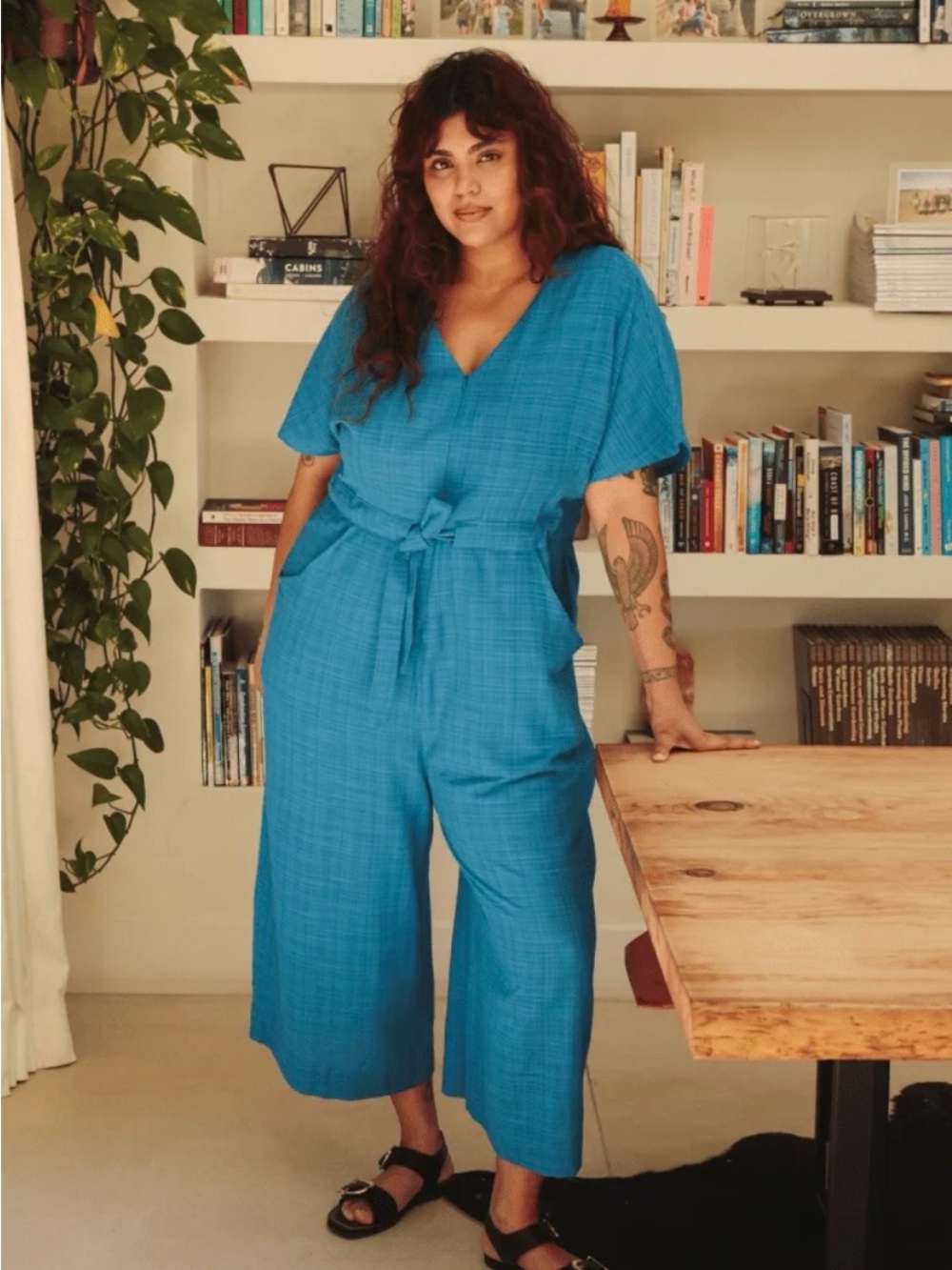 Divane Jumpsuit Oddbird Size XL Spring Blue